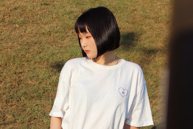 llcxy tee 善良の心 刺绣tee - 女装 T 恤 - 棉．麻 