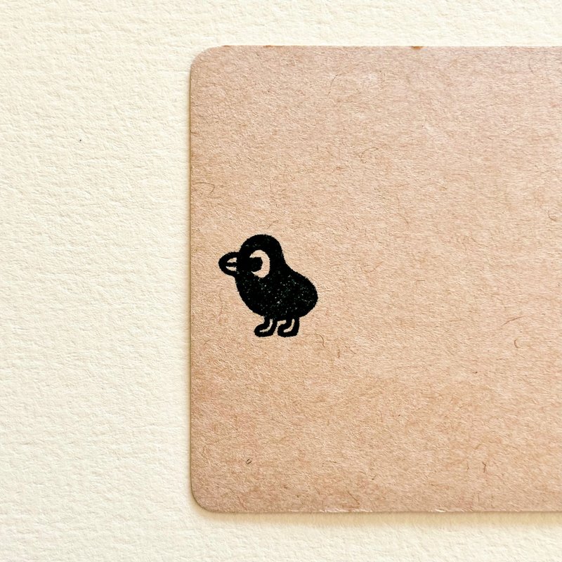 Bird 19・ rubber stamp - 印章/印台 - 橡胶 白色