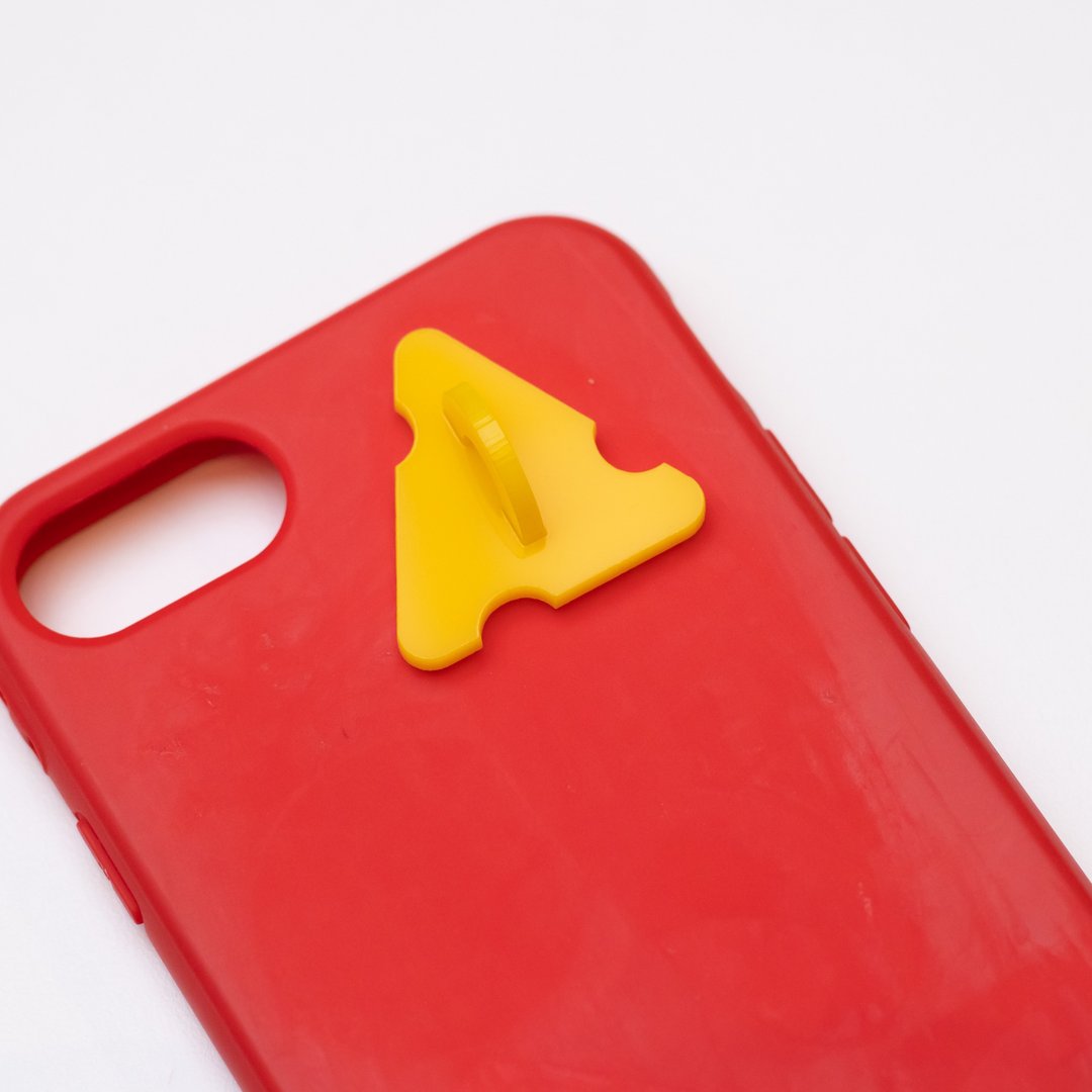 Phone Buckle - Cheese - 手机壳/手机套 - 压克力 黄色