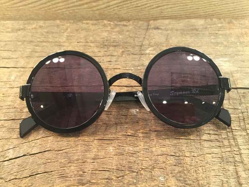 Absolute Vintage - Seymour Road(西摩道) 轻薄金属圆框太阳镜 - Black 黑色 - 眼镜/眼镜框 - 其他金属 