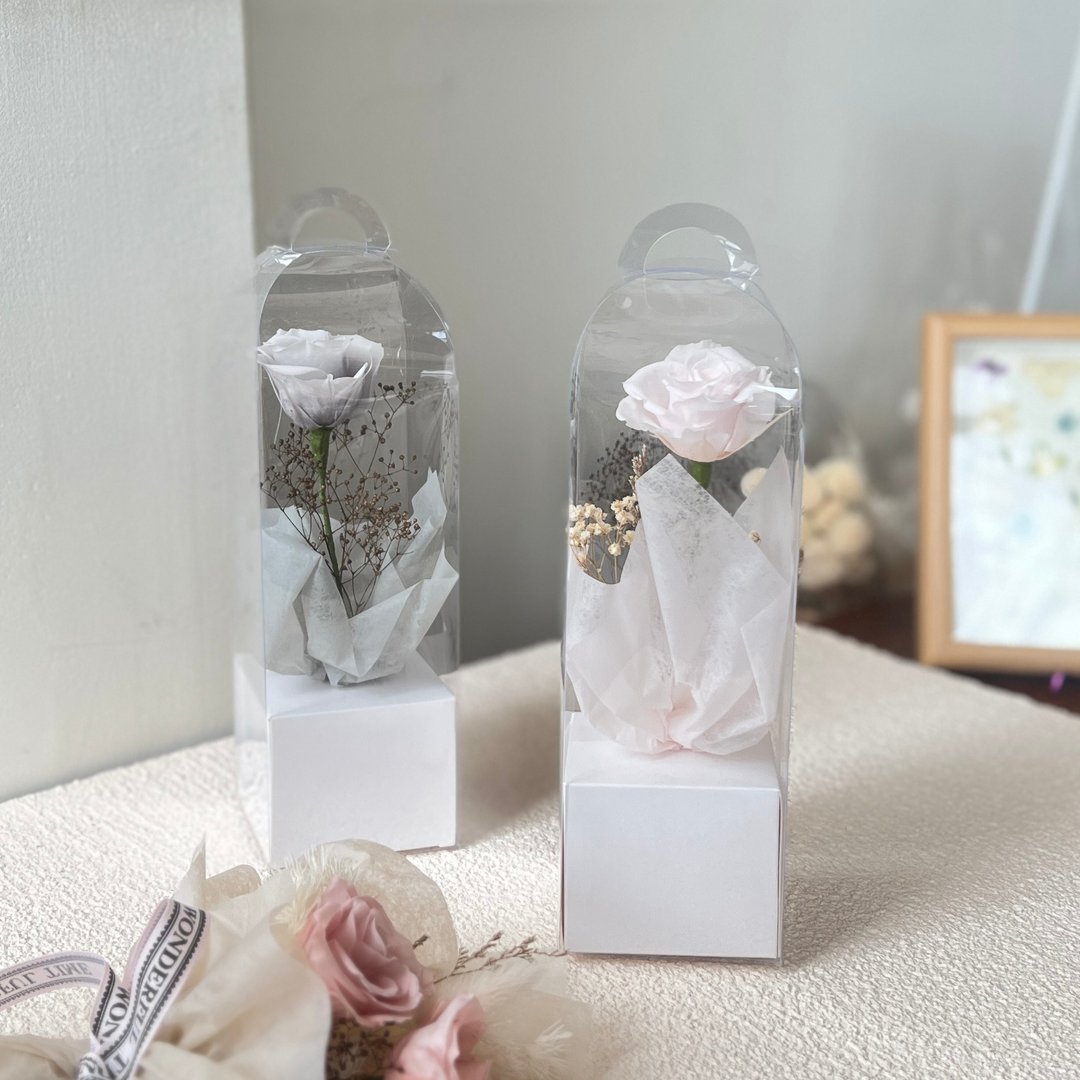 圣诞毕业花束教师节永生玫瑰提盒 婚礼小物 伴娘礼 探房礼 - 植栽/盆栽 - 植物．花 