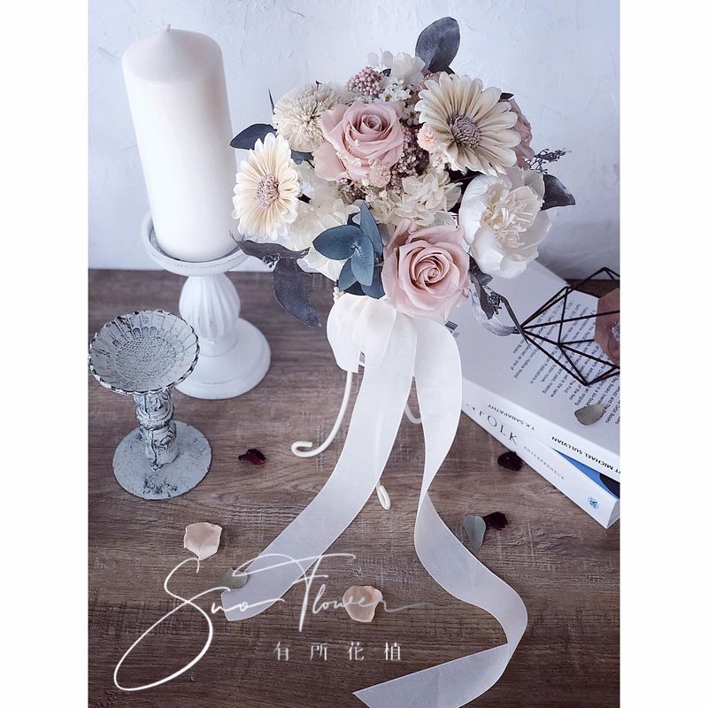 不凋花捧花/宅配限双北地区,跨县市需自取 - 干燥花/捧花 - 其他材质 