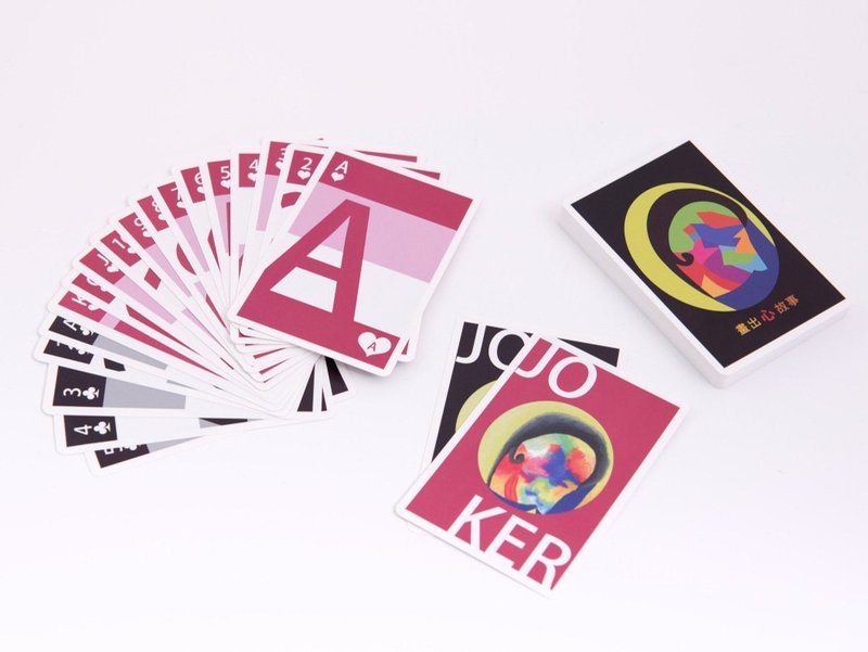 石头纸扑克牌组/MIT台湾制造/防水耐脏/泡汤露营/泰国山村学生画 - 其他 - 防水材质 