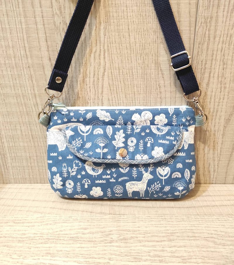 手机随身包-挪威森林 - 侧背包/斜挎包 - 棉．麻 