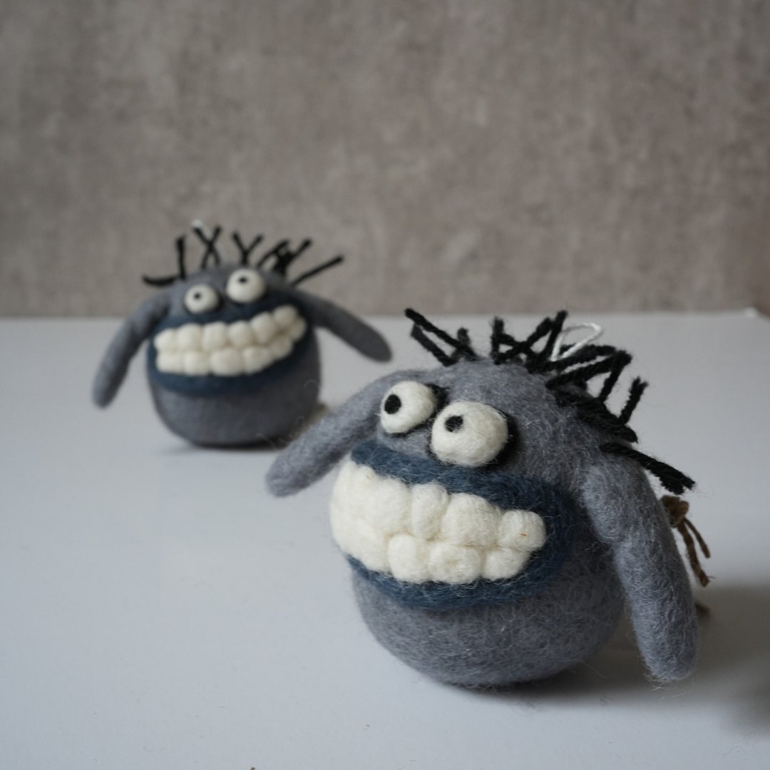 100% Wool 牙霸Yaba羊毛毡_公平贸易 - 摆饰 - 羊毛 蓝色