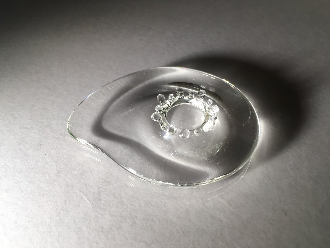 Water crown　Art object　Transformation　-one of a kind- - 摆饰 - 玻璃 透明