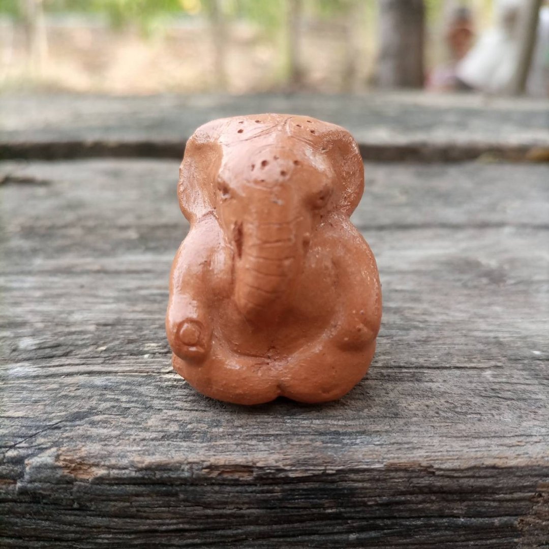 黏土作品 甘尼萨勋爵的黏土雕塑土塑 - 摆饰 - 粘土 