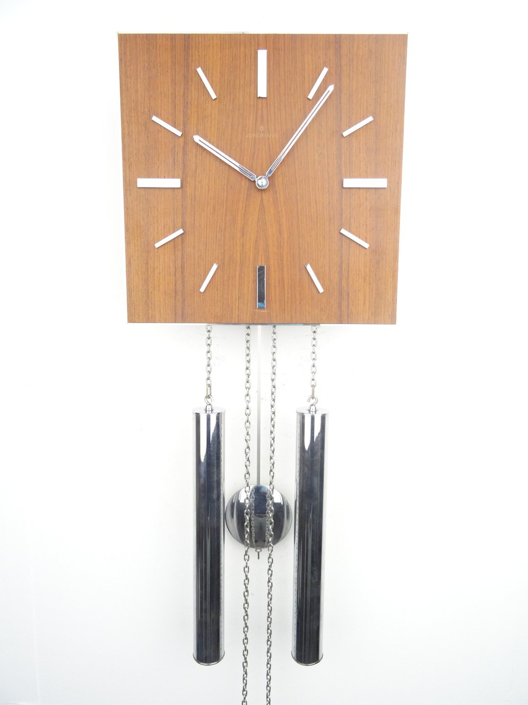 Junghans German Vintage Antique Design Mid Century 8 day Retro Wall Clock - 时钟/闹钟 - 木头 咖啡色