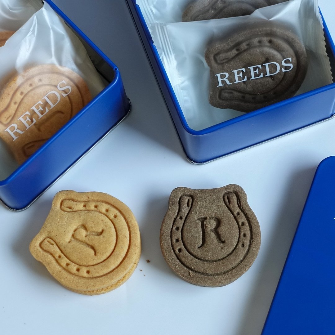 【REEDS】骑士牛轧饼 6 入礼盒 | 焙茶 | 红椒起司 - 手工饼干 - 新鲜食材 蓝色
