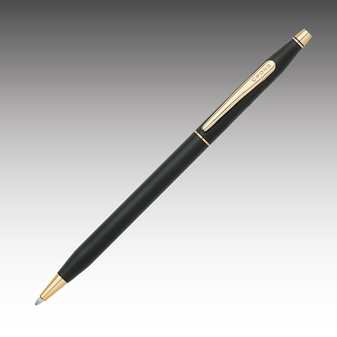 CROSS Classic Century世纪黑金原子笔免费刻字  (原厂正货) - 圆珠笔/中性笔 - 其他金属 黑色