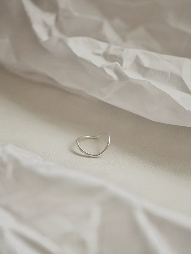 大自然系列-山谷戒指 SV925 - 戒指 - 纯银 银色