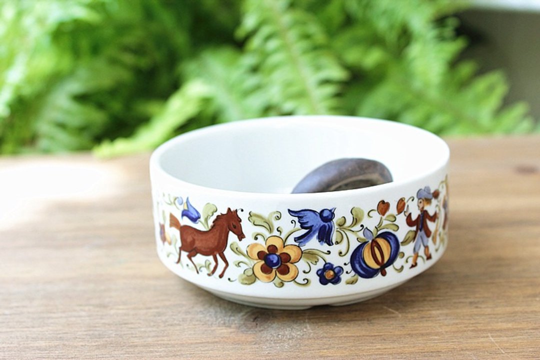 【好日恋物】德国vintage古件 villeroy & boch皇家磁器点心碗 - 碗 - 瓷 白色