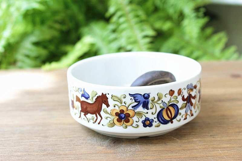 【好日恋物】德国vintage古件 villeroy & boch皇家磁器点心碗 - 碗 - 瓷 白色