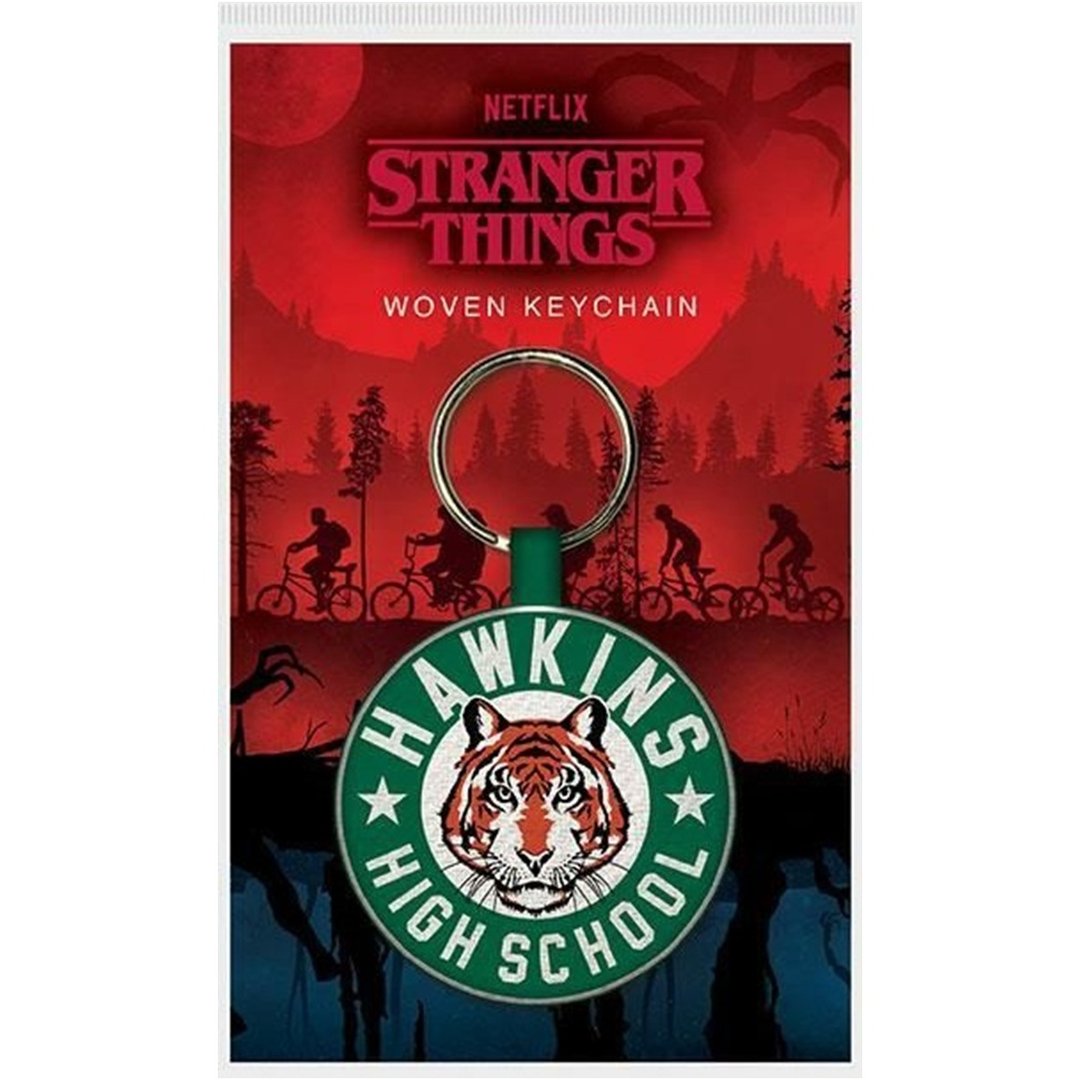 【怪奇物语】Stranger Things 霍金斯高中吉祥物老虎编织吊饰 - 钥匙链/钥匙包 - 其他材质 多色