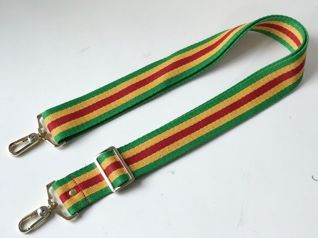 手作 背带 棉织背带 背包背带 宽背带 可以调整 可以替换 - 侧背包/斜挎包 - 棉 绿色