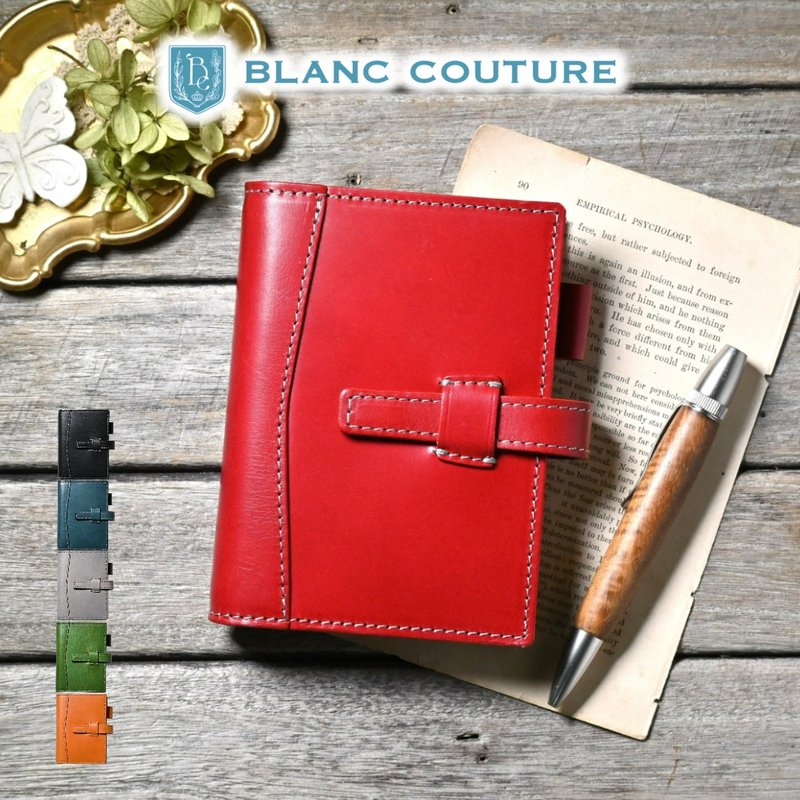 手帐夹 迷你六孔 真皮 15mm વાળા 皮革 - 笔记本/手帐 - 真皮 黑色