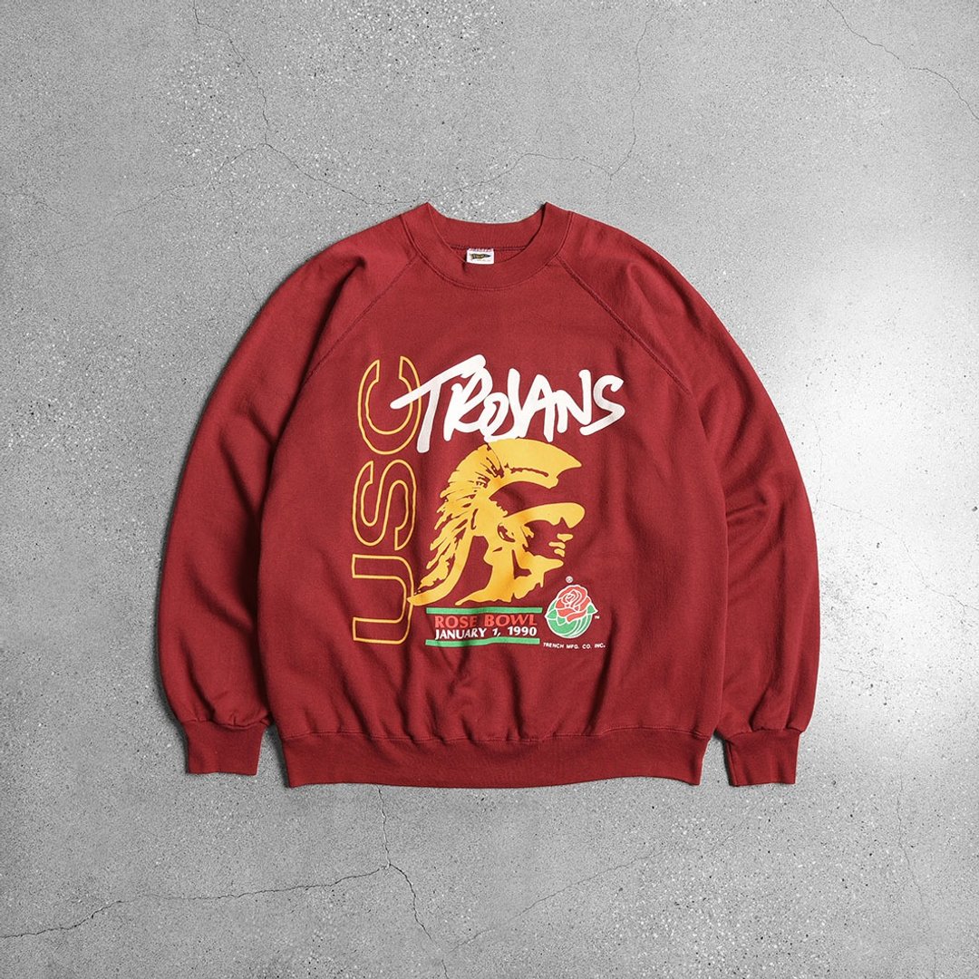 Vintage 大学Tee / Vintage 古着 - 男装上衣/T 恤 - 其他材质 红色