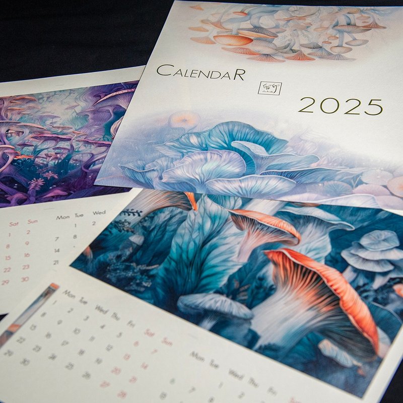 迷走蕈丛 / 2025双月历 - 年历/台历 - 纸 多色