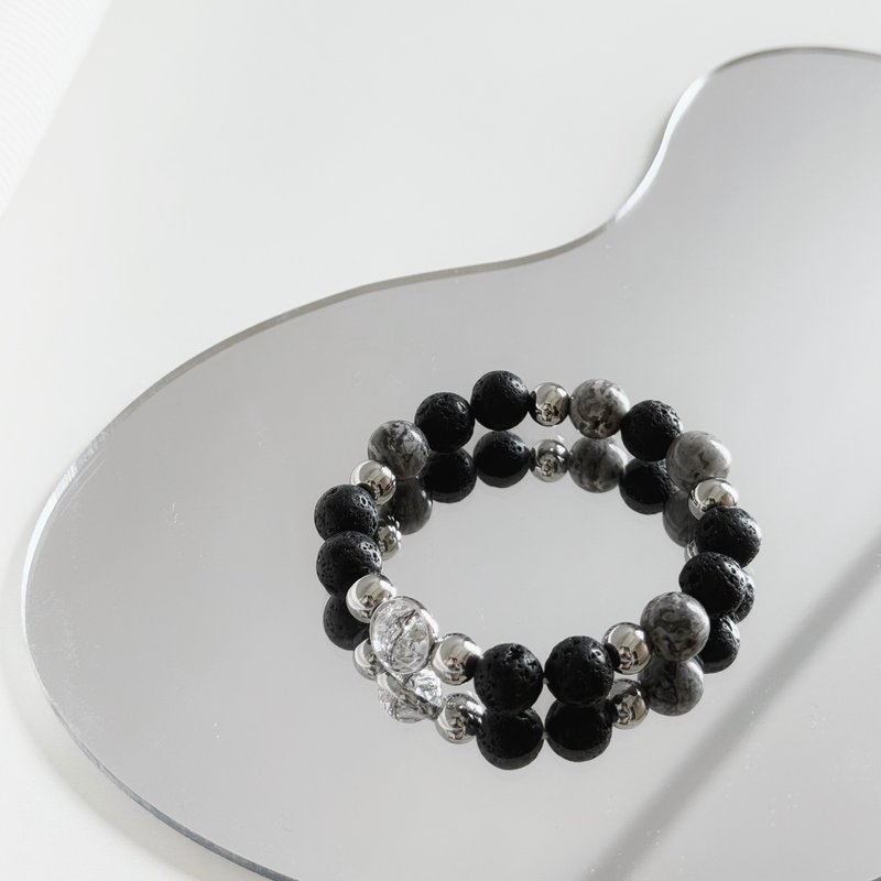 Mimis设计款 中性 月影石语 胎毛水晶手链 - 婴儿饰品 - 水晶 