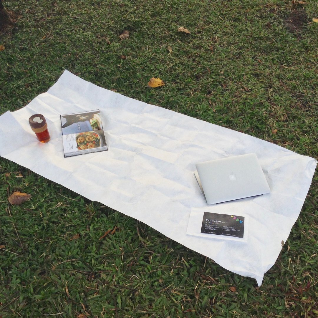 Picnic Light 超轻量野餐垫/ 63 x 170 cm/ 防水/ 1~2人用 - 野餐垫 - 聚酯纤维 白色