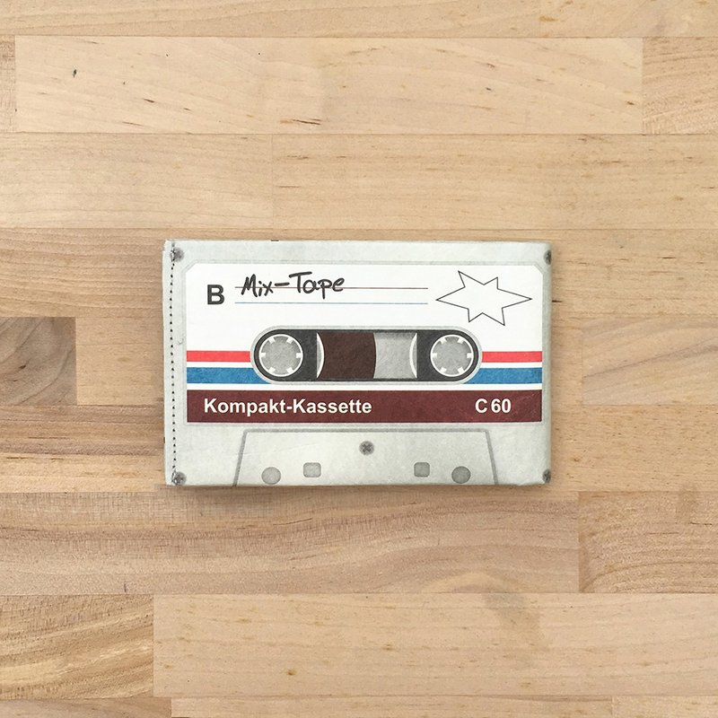 【德国手工制作】Paprcuts.de 零钱短夹-卡带 - 皮夹/钱包 - 纸 银色