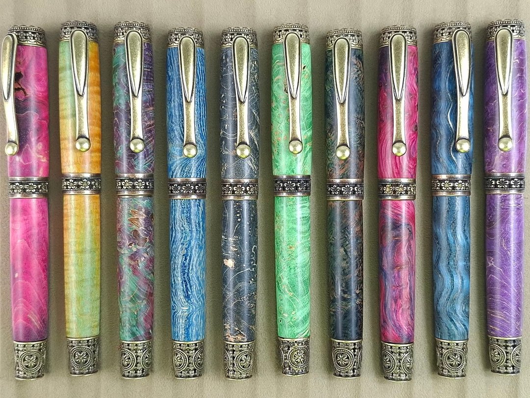 定制商品 - 圆珠笔/中性笔 - 木头 橘色