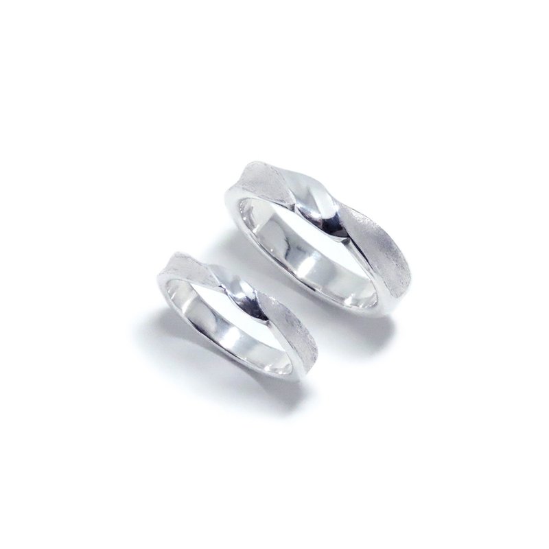 文化币金工手作课程 纯银戒指【相识】波浪戒指 - 金工/饰品 - 纯银 