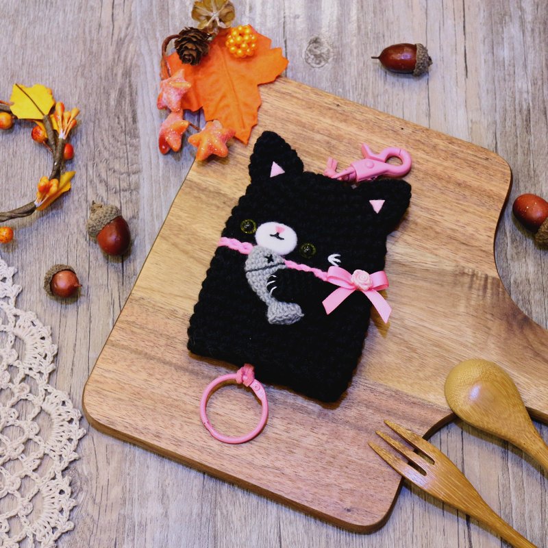 猫－钥匙套。钥匙包 - 钥匙链/钥匙包 - 聚酯纤维 