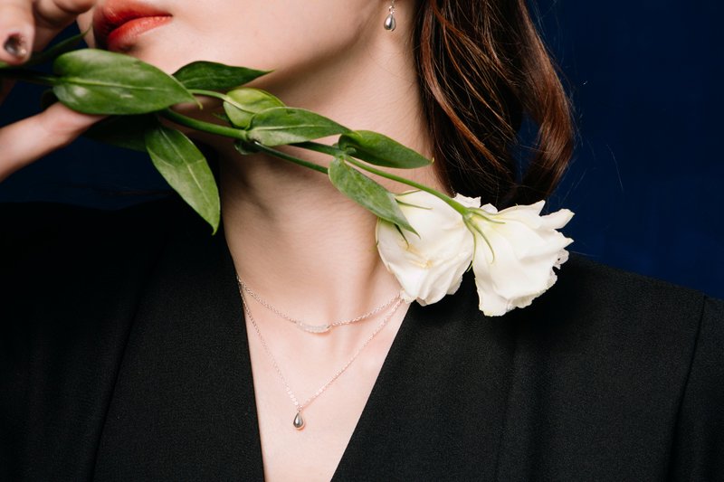 晨露系列 / 晨露项链 / 银饰 礼物 - 项链 - 其他金属 银色