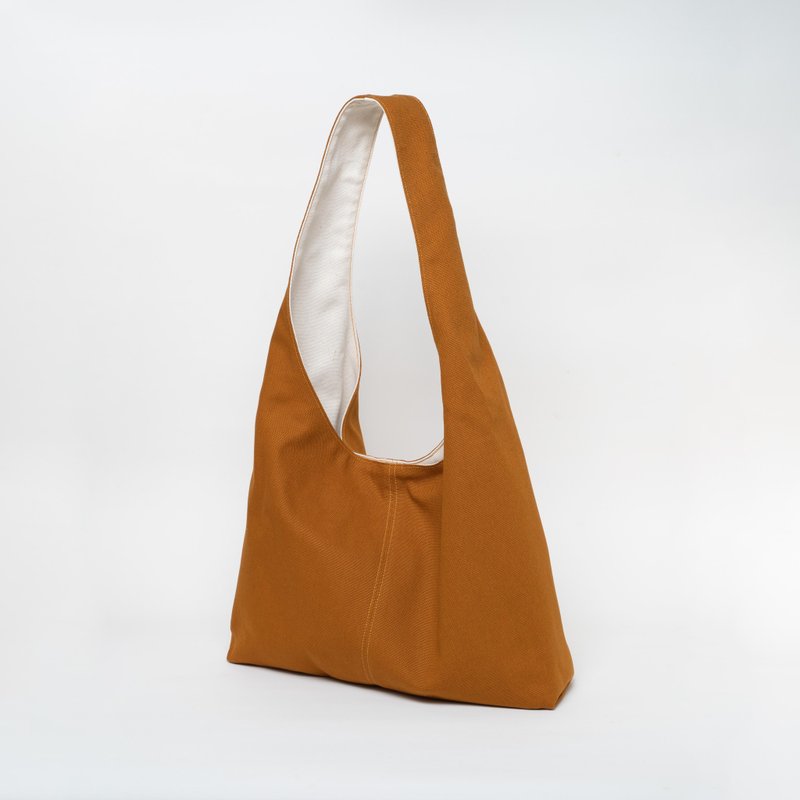 双面帆布托特包 手工制作环保购物袋 - 其他 - 棉．麻 多色