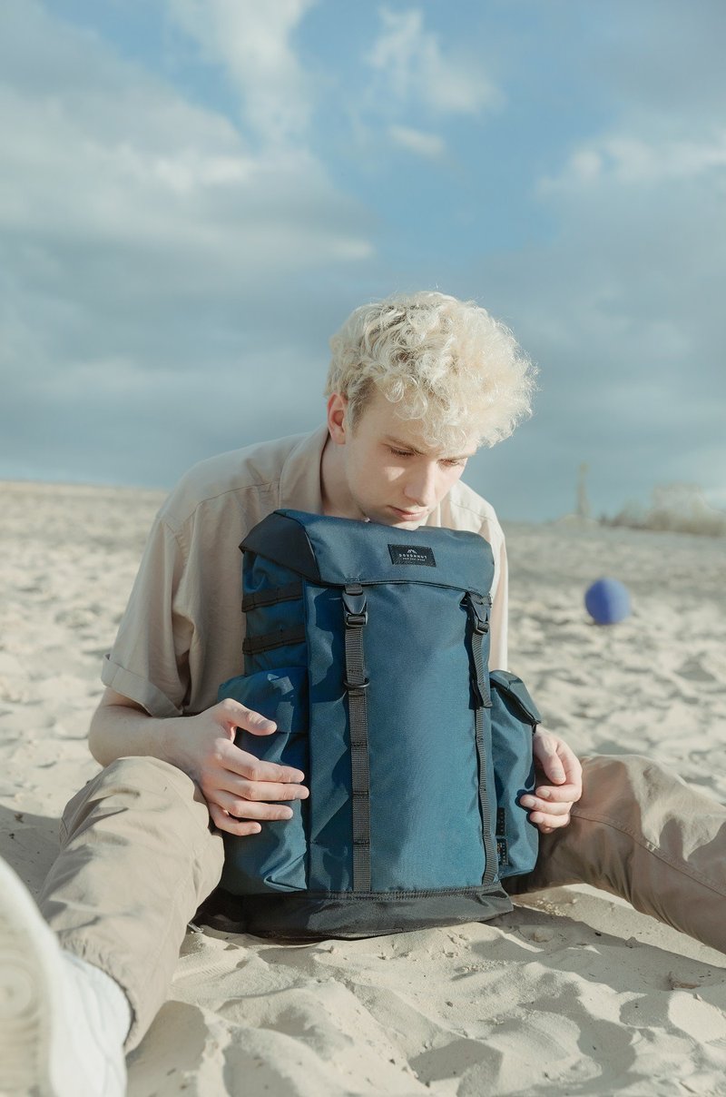 【设计品牌 | DOUGHNUT】Absorb — Ocean Power — 太平洋蓝 - 电脑包 - 尼龙 蓝色