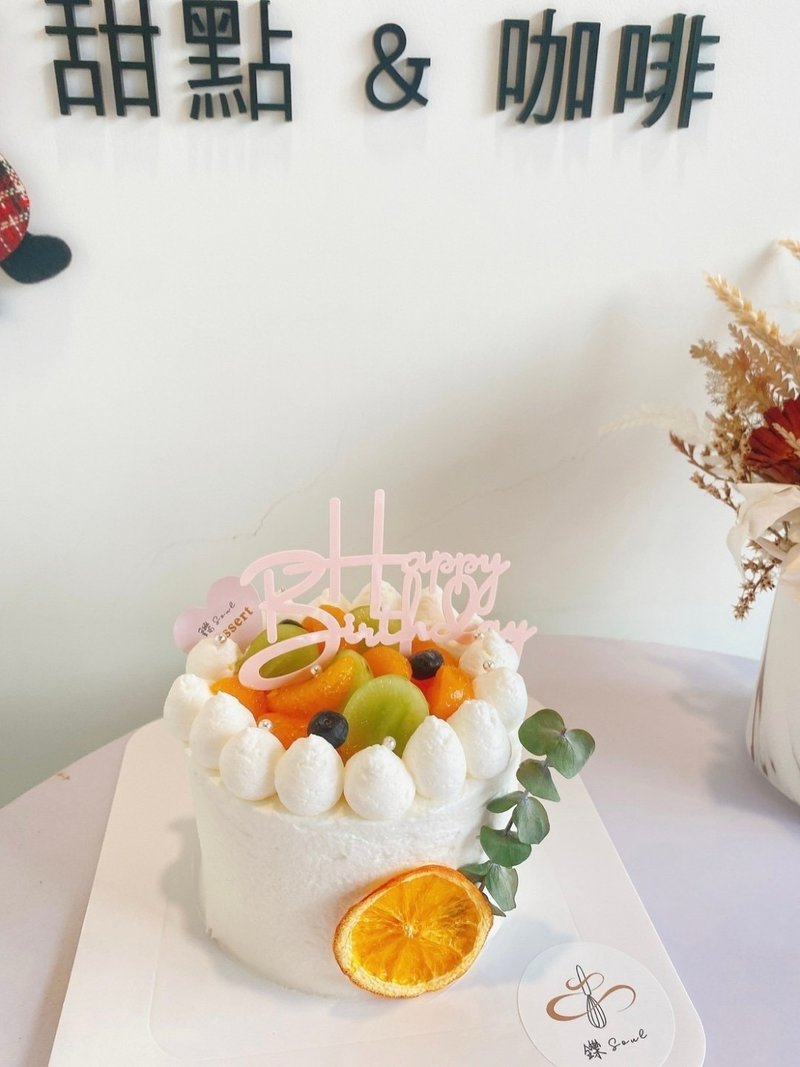 水果布丁蛋糕 满版水果装饰 铄甜点 生日蛋糕 自取 台北 - 蛋糕/甜点 - 新鲜食材 