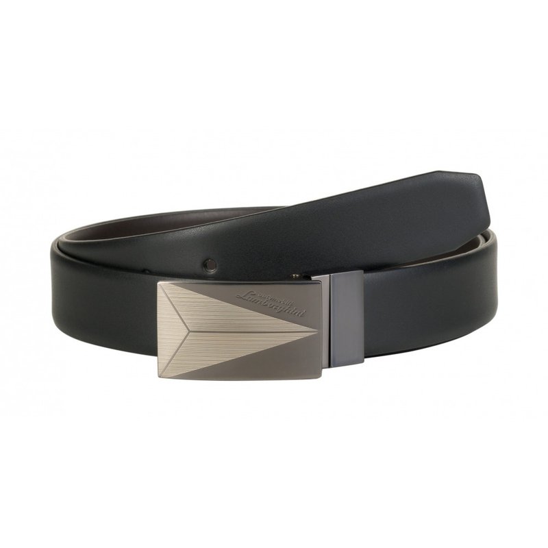 蓝宝坚尼 限量3折 顶级小牛皮皮带 125厘米 全新专柜展示品 - 皮带/腰带 - 真皮 