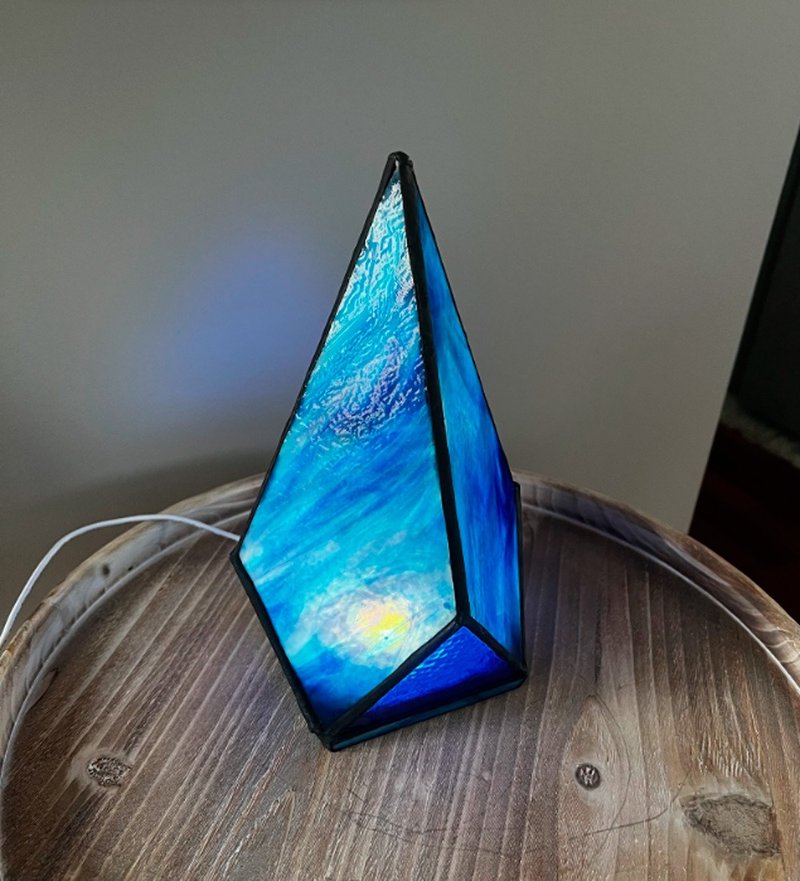Digital drawing for printing  Stained glass  tabletop lamp - 图文模板设计 - 其他材质 