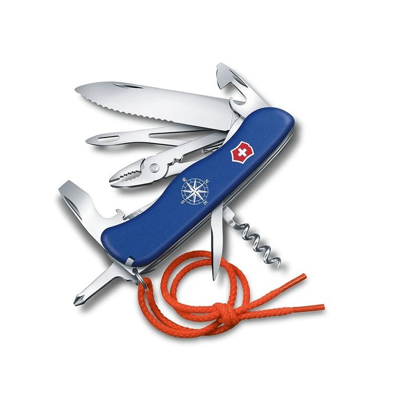 VICTORINOX 瑞士维氏 瑞士刀 航海刀 18用 111mm 蓝 0.8593.2W - 露营用品 - 不锈钢 蓝色