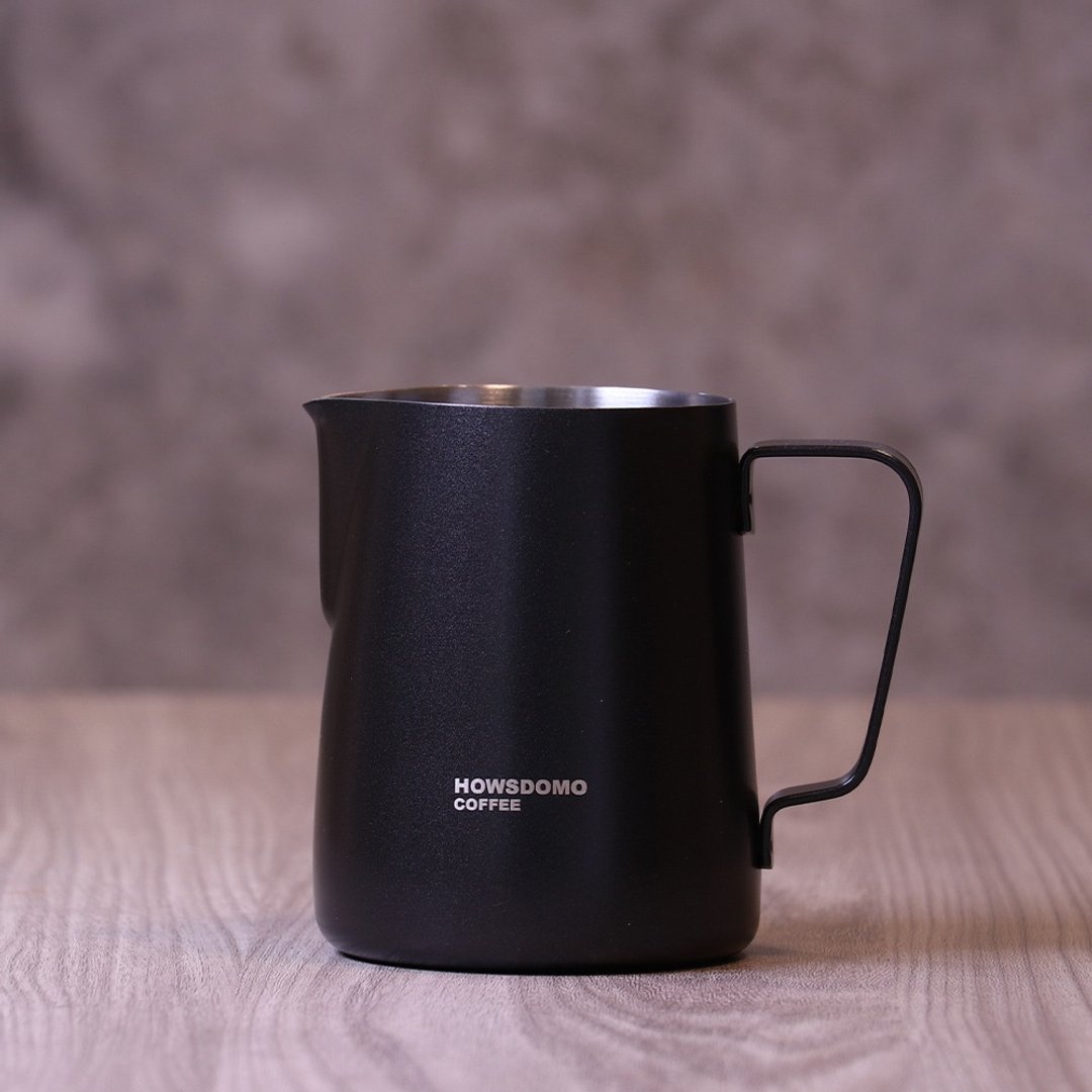 (1件也能定制化)尖嘴斜口拉花杯-350ml(黑) - 咖啡壶/周边 - 不锈钢 黑色