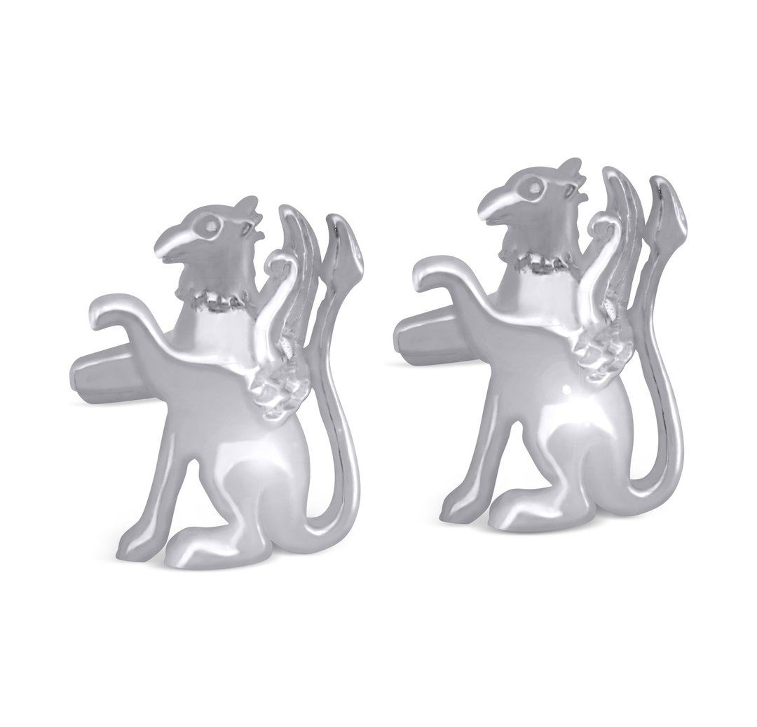 Mythical Creatures Cufflinks - 袖扣 - 其他材质 银色