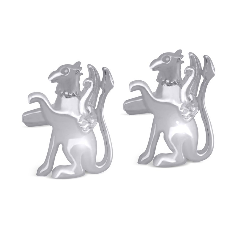 Mythical Creatures Cufflinks - 袖扣 - 其他材质 银色