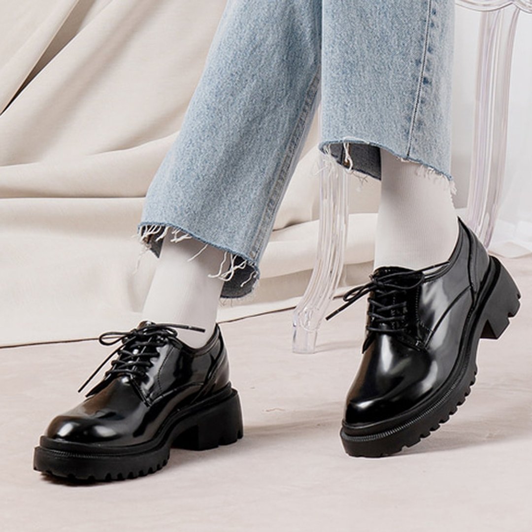PRE-ORDER SPUR 厚底牛津鞋 SS8026 (Black) - 其他女款皮鞋 - 其他材质 