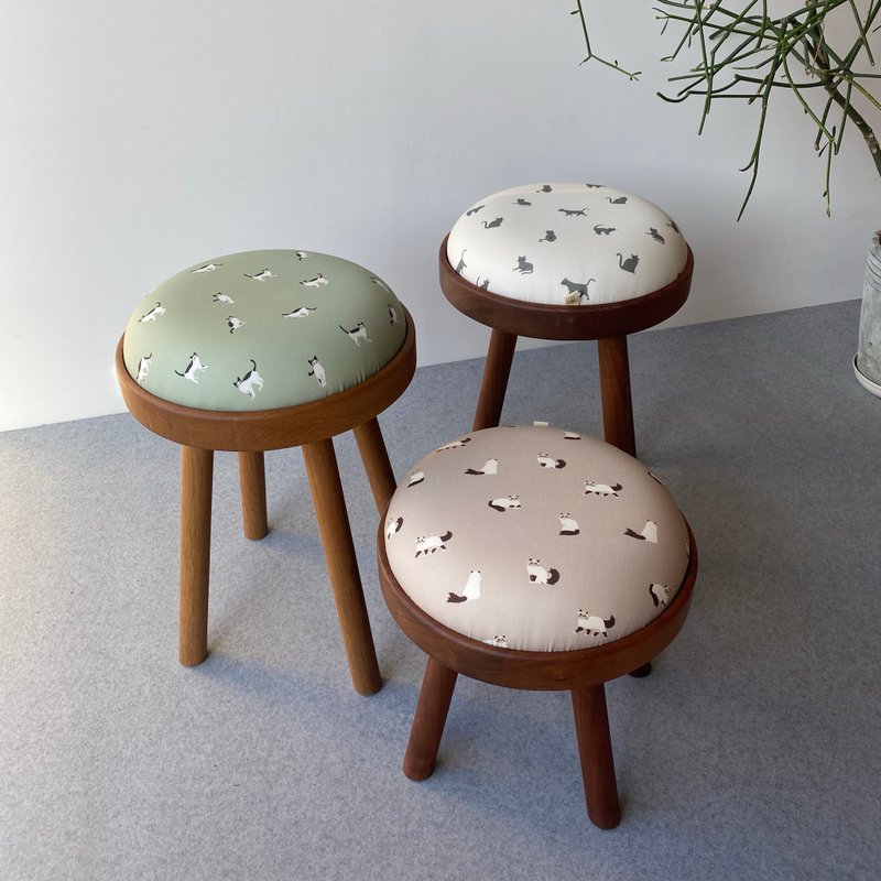 TOMO - 碰皮 /猫咪/ 椅子 椅凳 餐椅 送礼 家具 - 椅子/沙发 - 木头 多色