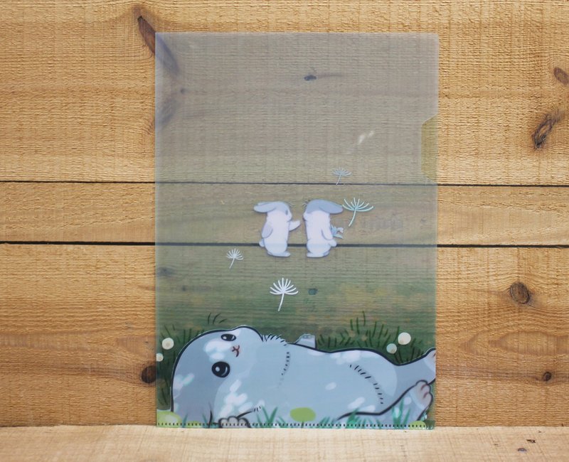 【L夹】 ㄇㄚˊ几L夹(宁静草地)06687 - 文件夹/资料夹 - 塑料 多色