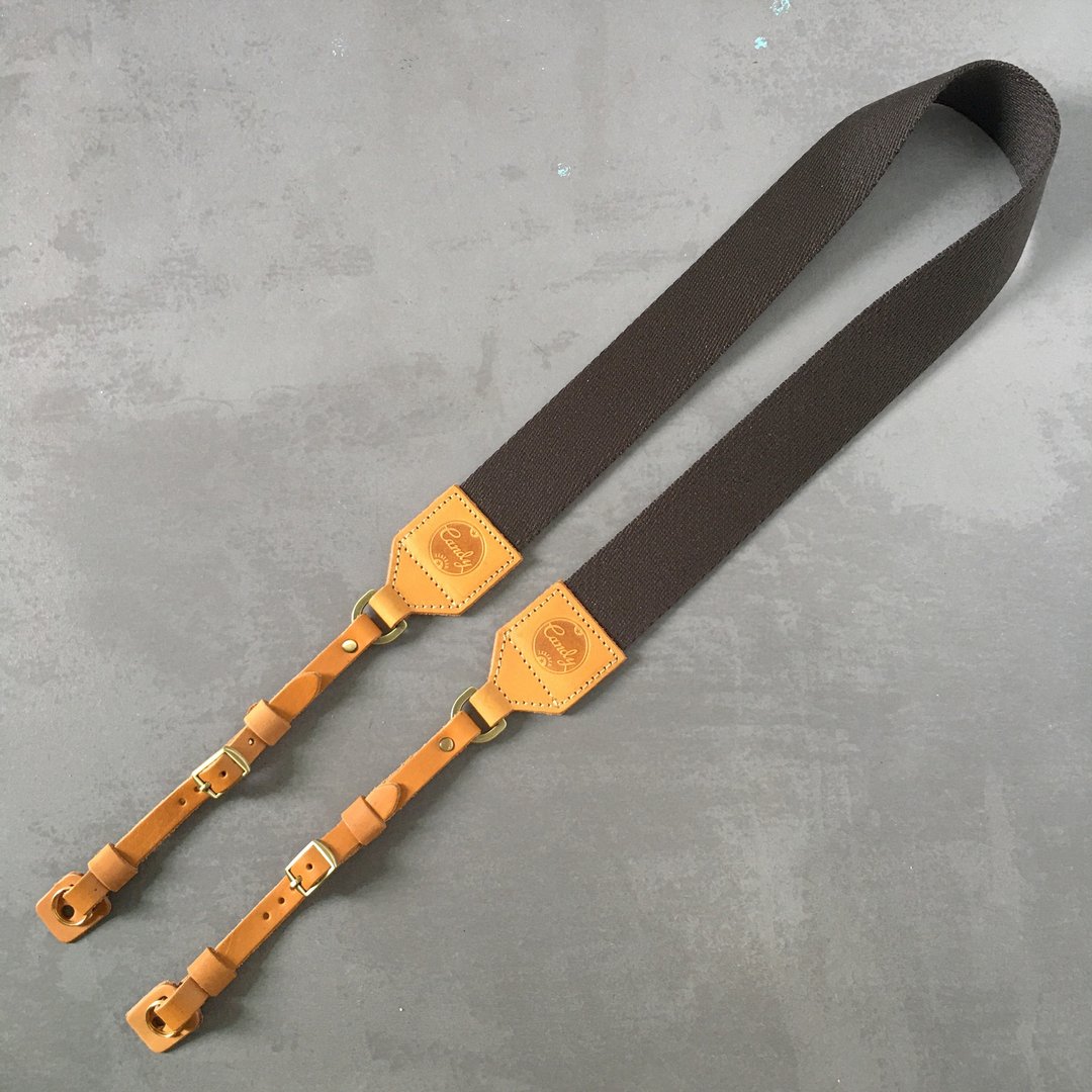 Brown Leather Camera Strap , DSLR or Mirrorless Camera Strap - 相机 - 真皮 咖啡色