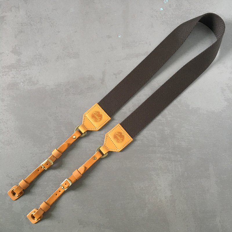 Brown Leather Camera Strap , DSLR or Mirrorless Camera Strap - 相机 - 真皮 咖啡色