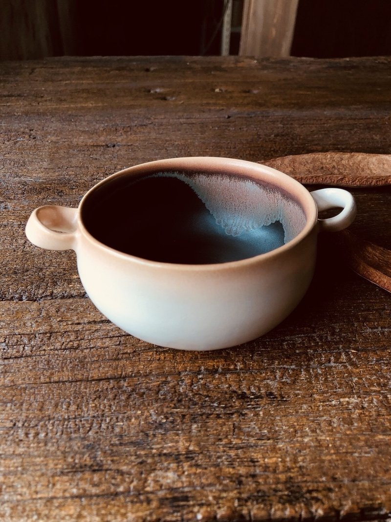 浓汤碗_一汪深潭 - 碗 - 陶 卡其色