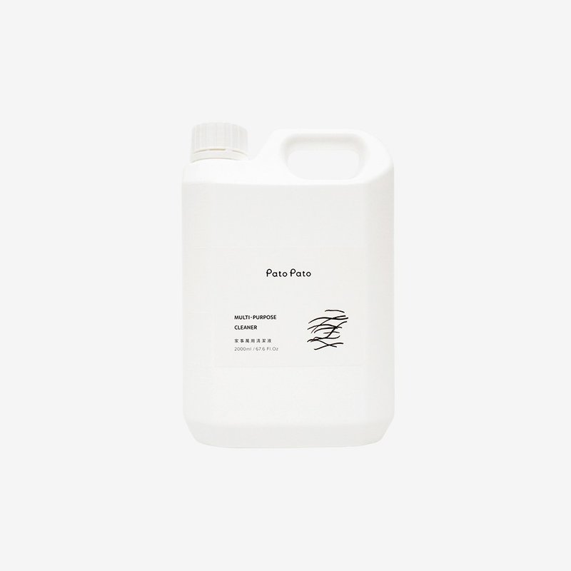 PatoPato家事万用清洁液补充瓶 | 2000ml - 其他 - 其他材质 白色