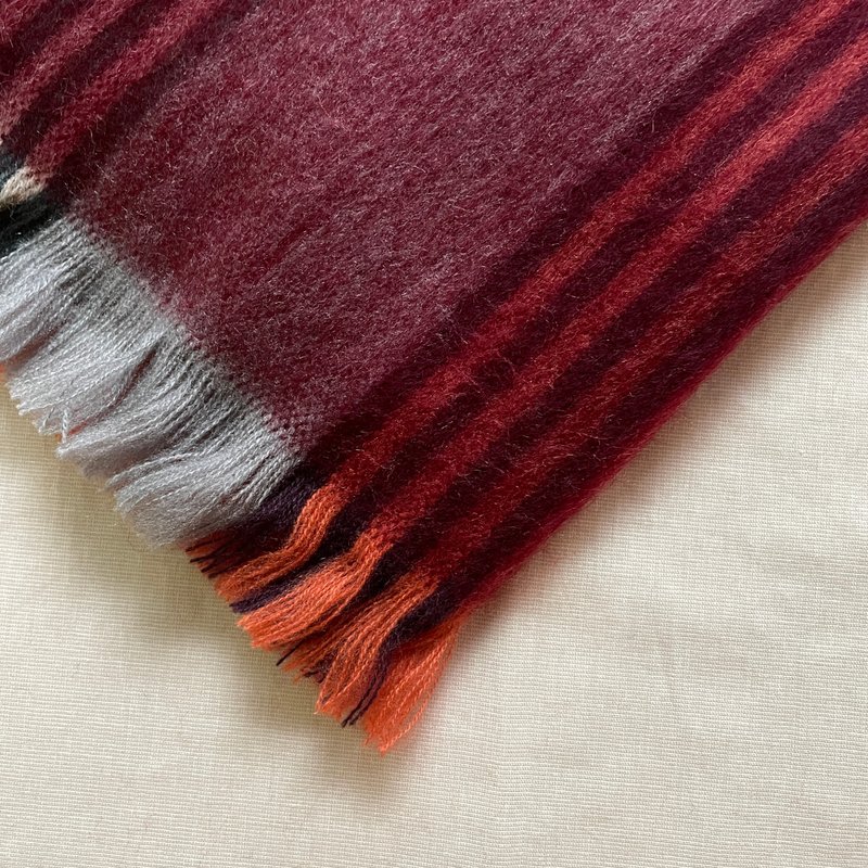 2023安地斯羊驼围巾-迎春-厄瓜多尔尔 - 围巾/披肩 - 其他材质 红色