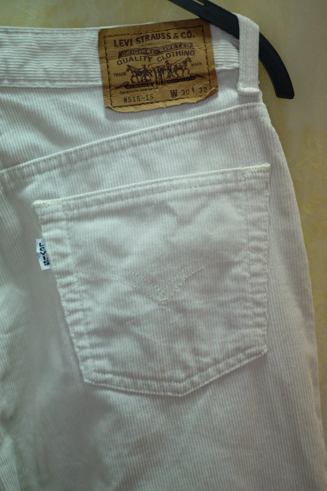 Vintage 90s Levis W515-15 (Womens) - 女装长裤 - 棉 
