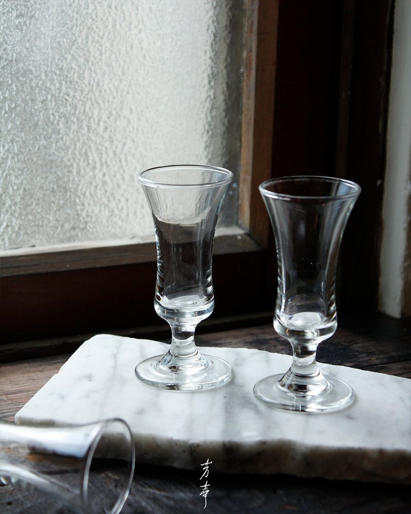口吹小高脚杯 - 酒杯/酒器 - 玻璃 