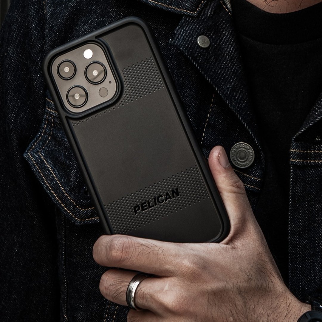 美国Pelican iPhone 14系列 防摔抗菌保护壳 保护者-黑 MagSafe版 - 手机壳/手机套 - 其他材质 