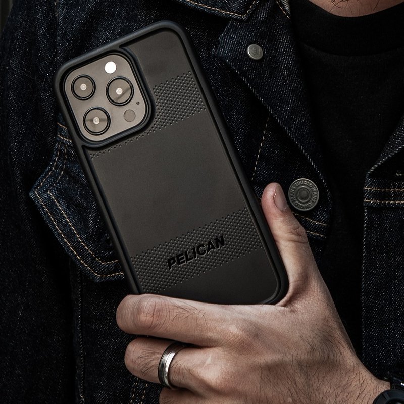 美国Pelican iPhone 14系列 防摔抗菌保护壳 保护者-黑 MagSafe版 - 手机壳/手机套 - 其他材质 